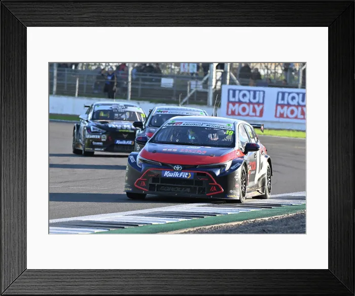 Framed Print : CZ5_0924 Max Buxton, Toyota Corolla GR Sport, Toyota Gazoo Racing UK with IAA.jpg