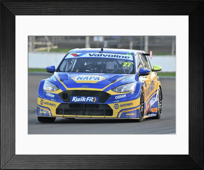 Framed Print : CZ5_0937 Dan Cammish, Ford Focus ST, NAPA Racing UK.jpg