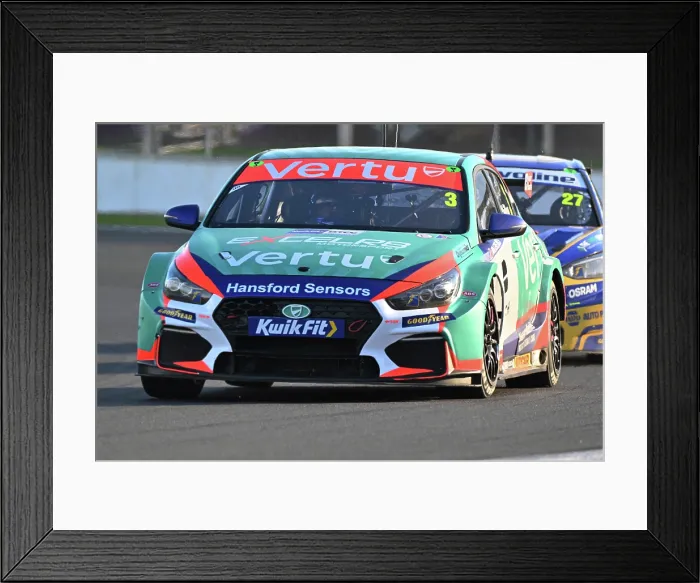 Framed Print : CZ5_0952 Tom Chilton, Hyundai i30N, Team VERTU.jpg Framed Print : CZ5_0952 Tom Chilton, Hyundai i30N, Team VERTU.jpg