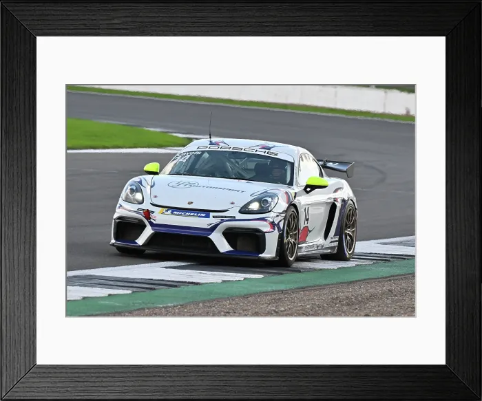 Framed Print : CZ5_0752 Harrison Cavers, LFP Motorsport, Porsche 718 Cayman GT4 Clubsport.jpg Framed Print : CZ5_0752 Harrison Cavers, LFP Motorsport, Porsche 718 Cayman GT4 Clubsport.jpg