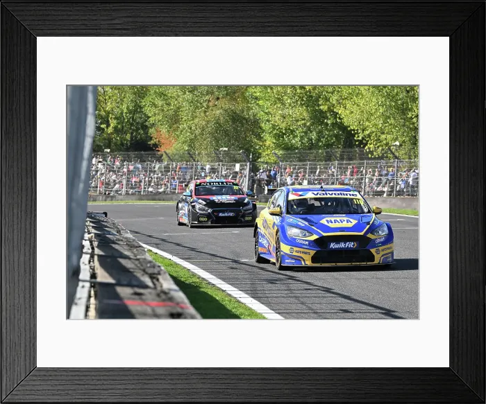 Framed Print : CZ5_1711 Ashley Sutton, Ford Focus ST, NAPA Racing UK.jpg