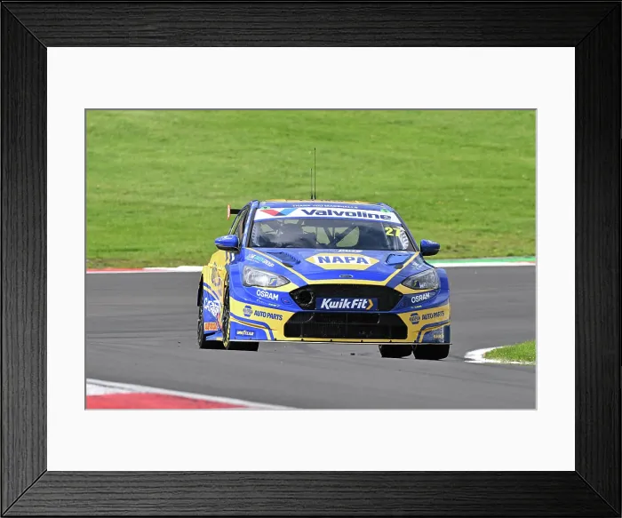 Framed Print : CZ5_1744 Dan Cammish, Ford Focus ST, NAPA Racing UK.jpg