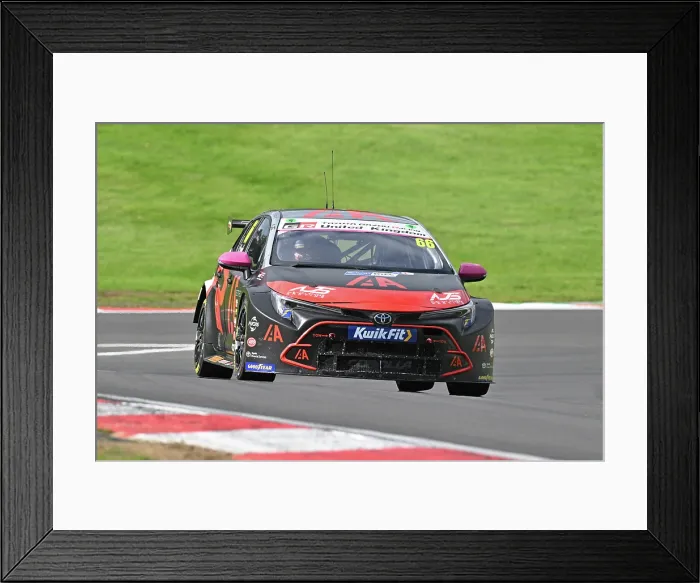 Framed Print : CZ5_1754 Josh Cook, Toyota Corolla GR Sport, Toyota Gazoo Racing UK with IAA.jpg