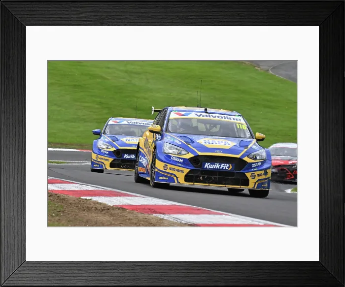 Framed Print : CZ5_1805 Ashley Sutton, Ford Focus ST, NAPA Racing UK.jpg