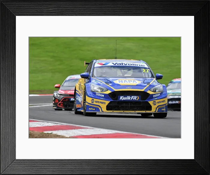 Framed Print : CZ5_1825 Dan Cammish, Ford Focus ST, NAPA Racing UK.jpg