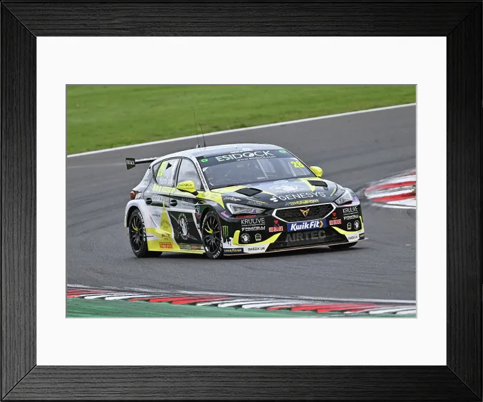 Framed Print : CZ5_2538 Nicolas Hamilton, Cupra Leon, Powder Monkey Brewing Co with Esidock.jpg