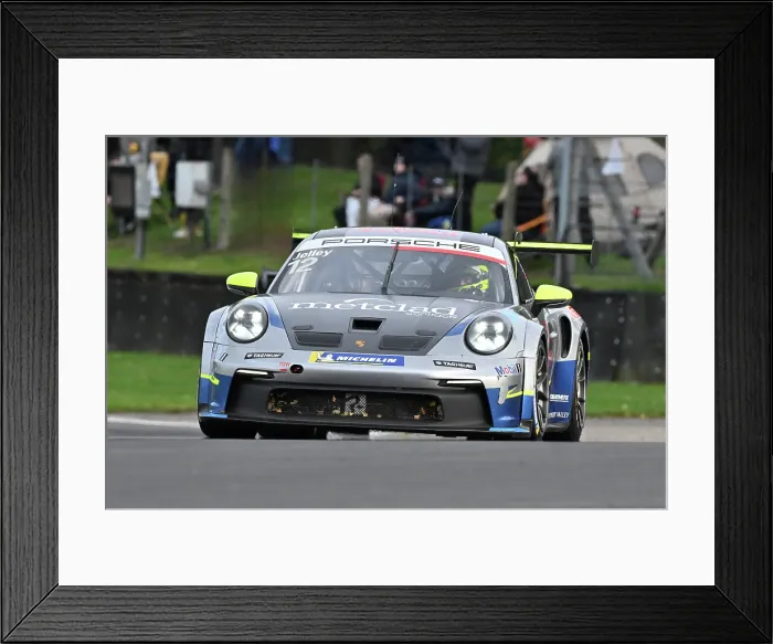 Framed Print : CZ5_2384 Stephen Jelley, Team Parker Racing, Porsche 911 GT3 Cup.jpg