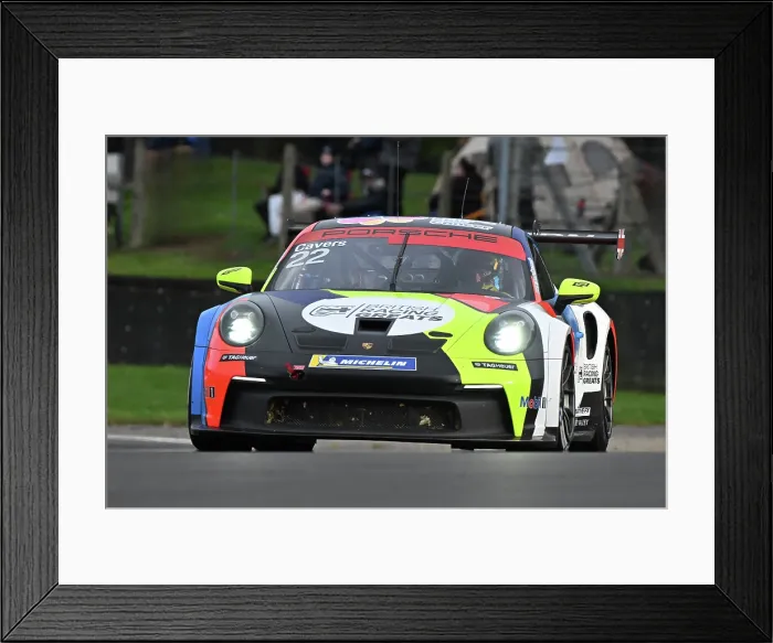Framed Print : CZ5_2388 Carl Cavers, Century Motorsport, Porsche 911 GT3 Cup.jpg