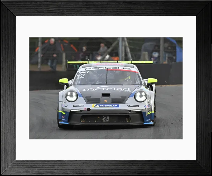 Framed Print : CZ5_2495 Stephen Jelley, Team Parker Racing, Porsche 911 GT3 Cup.jpg