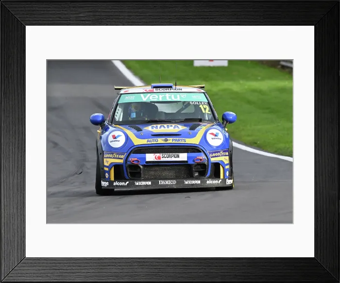 Framed Print : CZ5_2183 Alex Solley, NAPA Racing UK, MINI F56 JCW.jpg Framed Print : CZ5_2183 Alex Solley, NAPA Racing UK, MINI F56 JCW.jpg