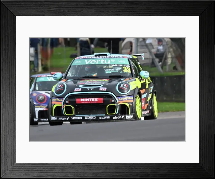 Framed Print : CZ5_2247 Max Edmundson, Pro Alloys Racing, MINI F56 JCW.jpg