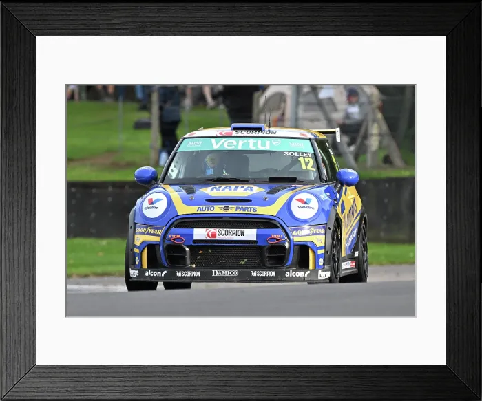 Framed Print : CZ5_2252 Alex Solley, NAPA Racing UK, MINI F56 JCW.jpg Framed Print : CZ5_2252 Alex Solley, NAPA Racing UK, MINI F56 JCW.jpg