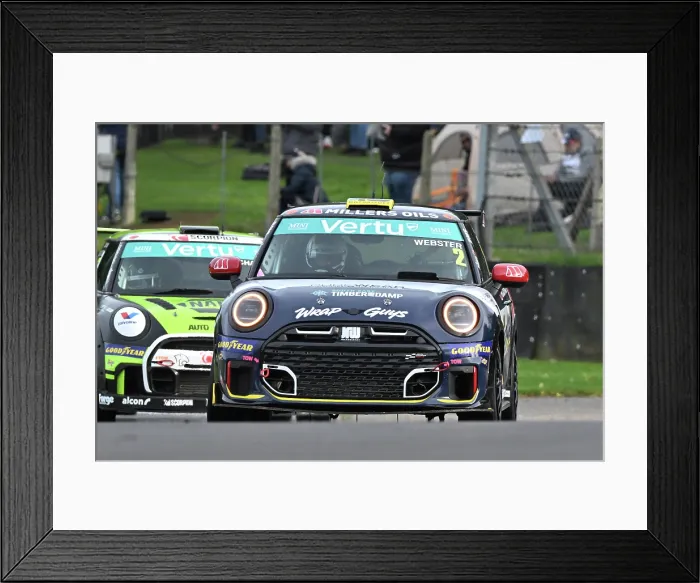 Framed Print : CZ5_2257 Albert Webster, JRW Motorsport, MINI F56 JCW.jpg Framed Print : CZ5_2257 Albert Webster, JRW Motorsport, MINI F56 JCW.jpg