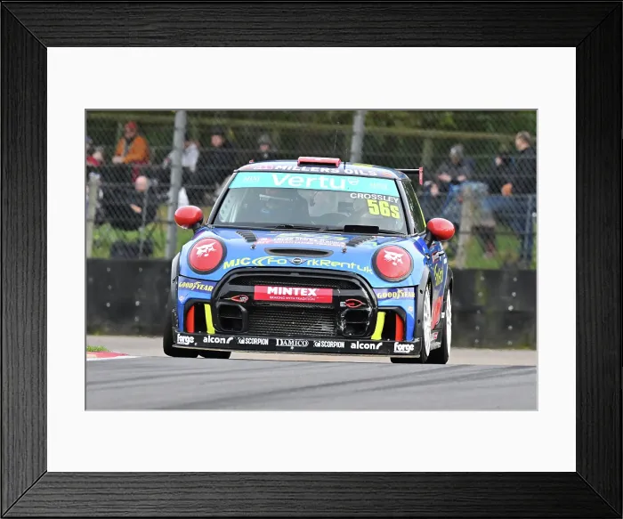Framed Print : CZ5_2299 Ben Crossley, JRW Motorsport, MINI F56 JCW Sport.jpg