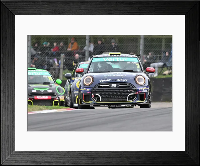 Framed Print : CZ5_2313 Albert Webster, JRW Motorsport, MINI F56 JCW.jpg Framed Print : CZ5_2313 Albert Webster, JRW Motorsport, MINI F56 JCW.jpg