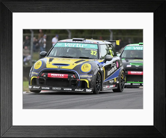 Framed Print : CZ5_2314 Ned Anthony, Amigo Motorsport, MINI F56 JCW.jpg Framed Print : CZ5_2314 Ned Anthony, Amigo Motorsport, MINI F56 JCW.jpg
