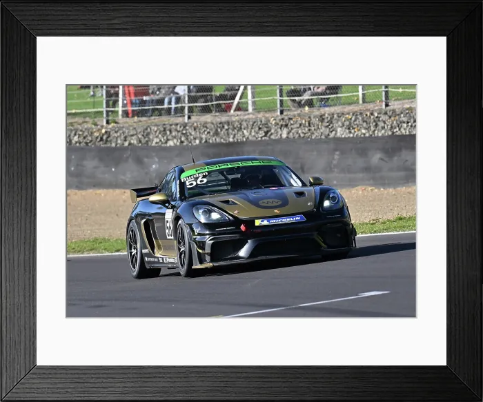 Framed Print : CZ5_1011 Dean Burden, Toro Verde GT, Porsche 718 Cayman GT4 RS Clubsport.jpg