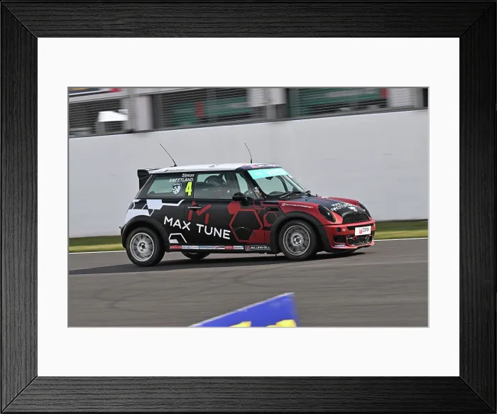Framed Print : CZ4_1665 Simon Sweetland, Max Tune Motorsport, R50 MINI Cooper.jpg