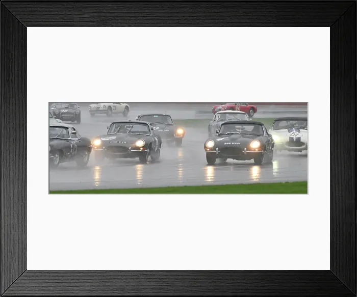 Framed Print : CZ5_4099 E-Types racing in the rain.jpg Framed Print : CZ5_4099 E-Types racing in the rain.jpg