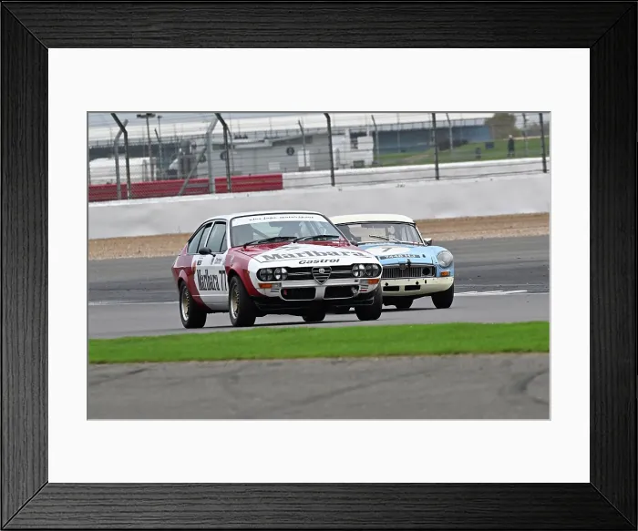 Framed Print : CZ5_2824 James Gibbons, Alfa Romeo Alfetta GTV, Robert Jarvis, MGB.jpg