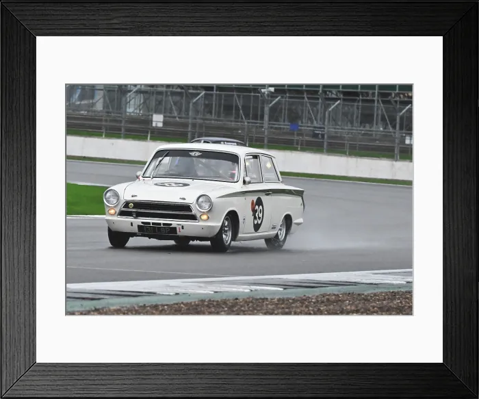 Framed Print : CZ5_4244 J Hindle, C Hindle, Lotus Ford Cortina Mk1.jpg