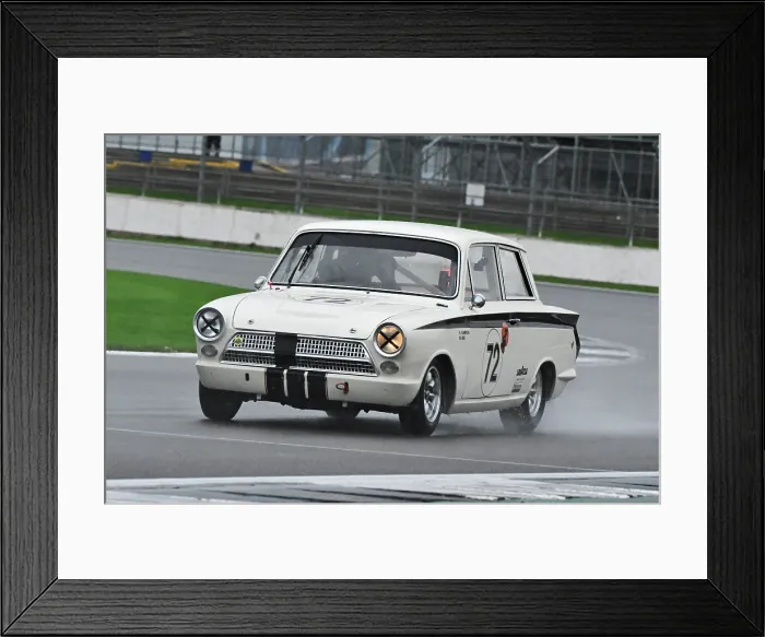 Framed Print : CZ5_4231 Max Bird, Nick Sampson, Ford Lotus Cortina Mk1.jpg