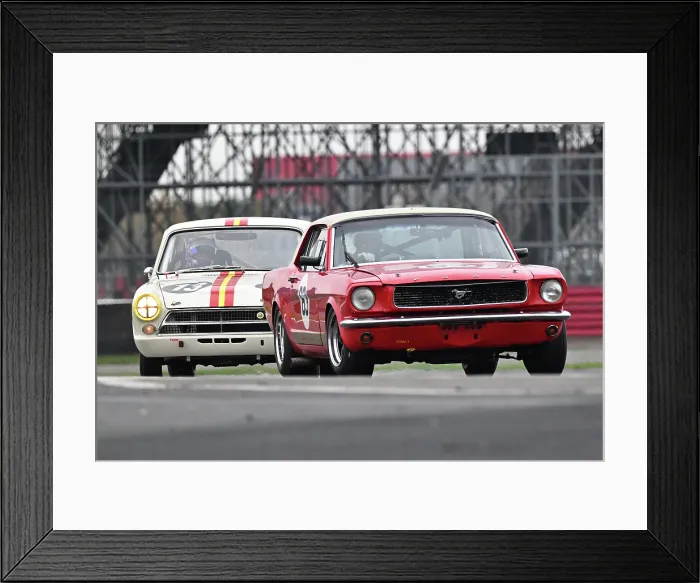 Framed Print : CZ5_3176 John Davison, Ford Mustang, Max Lynn, Shaun Lynn, Lotus Ford Cortina Mk1.jpg