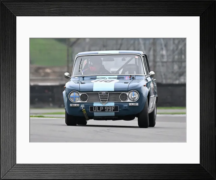 Framed Print : CZ5_3172 Hugh Peart, Steve Hewson, Alfa Romeo Giulia Ti Super.jpg