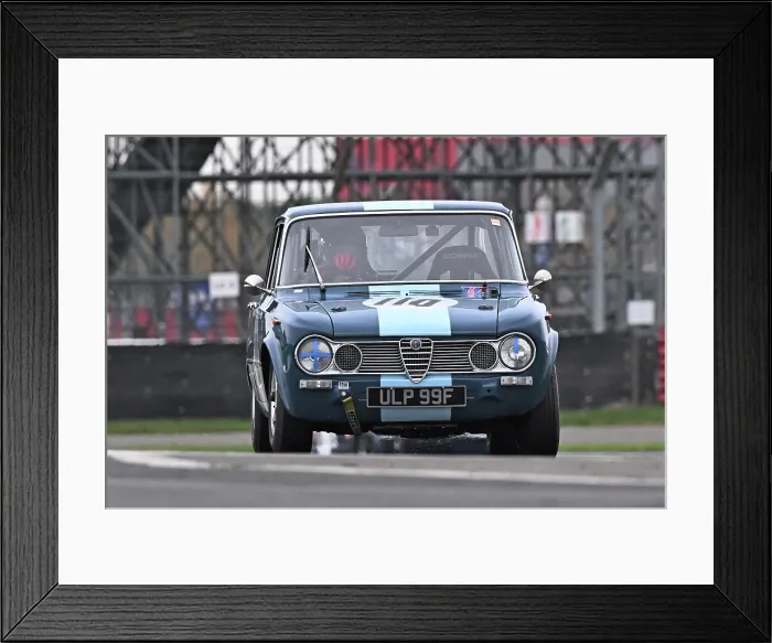 Framed Print : CZ5_3211 Hugh Peart, Steve Hewson, Alfa Romeo Giulia Ti Super.jpg