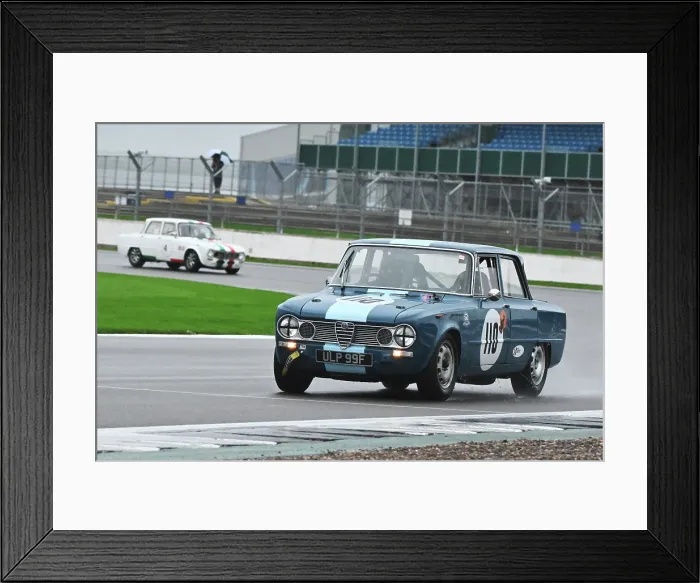 Framed Print : CZ5_4261 Hugh Peart, Steve Hewson, Alfa Romeo Giulia Ti Super.jpg