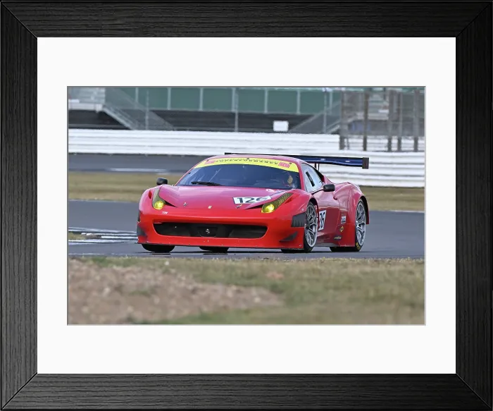 Framed Print : CZ4_0011 Colin Sowter, Jake Hill, Ferrari 458 GT3.jpg