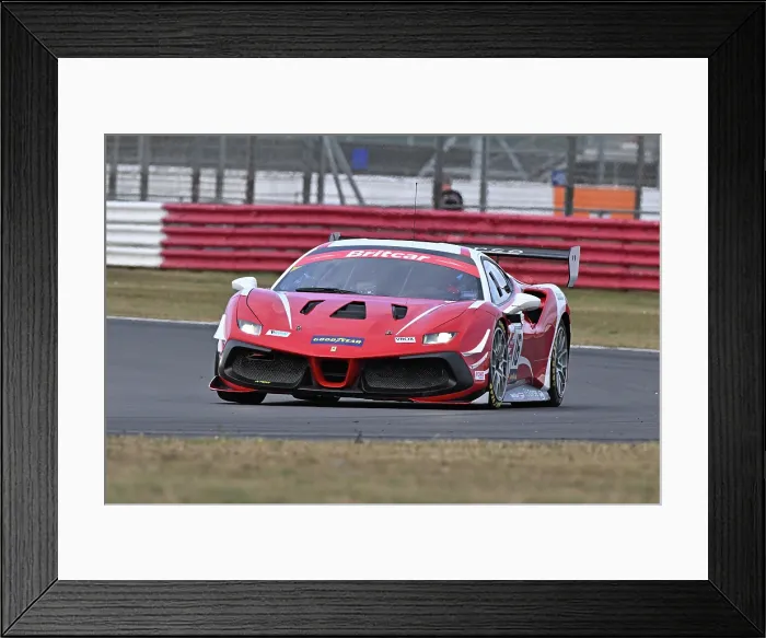 Framed Print : CZ4_0069 Bonamy Grimes, Johnny Mowlem, Ferrari 488 Evo Challenge.jpg