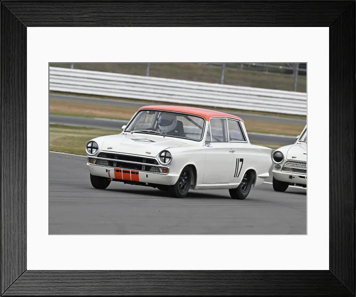 Framed Print : CZ3_7370 James Claridge, L Claridge, Ford Lotus Cortina Mk1.jpg