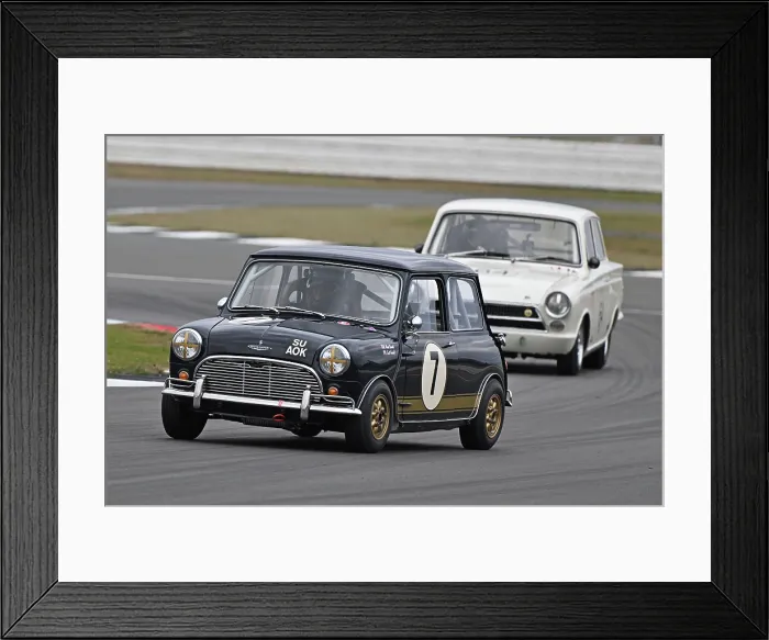 Framed Print : CZ3_7470 Mark Burnett, Scott Kendall, Austin Mini Cooper S.jpg Framed Print : CZ3_7470 Mark Burnett, Scott Kendall, Austin Mini Cooper S.jpg