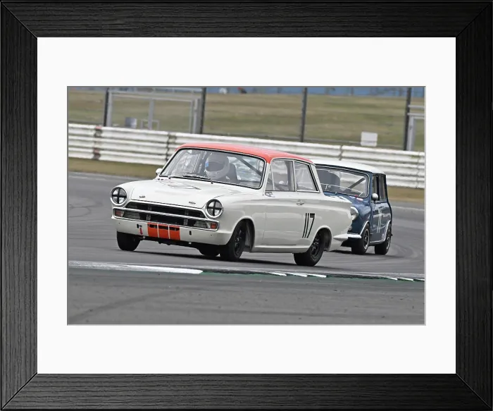 Framed Print : CZ3_7559 James Claridge, L Claridge, Ford Lotus Cortina Mk1.jpg