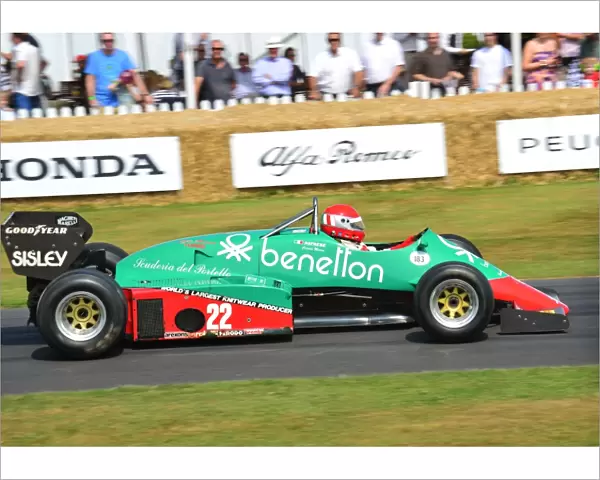 Marco Cajani, Benetton, Alfa Romeo 183t, Goodwood Festival of Speed 2013