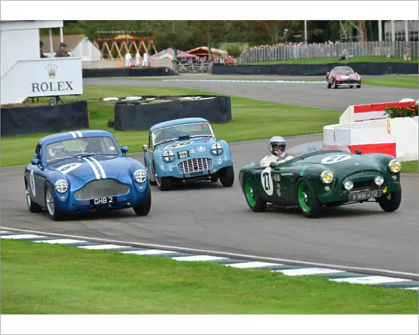 Three go round the chicane, Goodwood Revival 2013