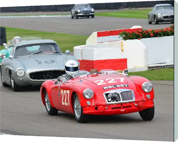 Bruce Chapman, MGA Mille Miglia roadster, Goodwood Revival 2013