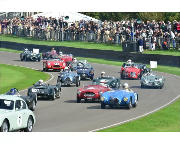 Madgwick Cup start, Goodwood Revival 2013