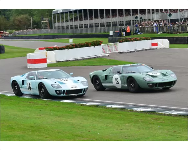 Alex Buncombe, Andy Wallace, Jason Wright, Michael Gans GT40 s