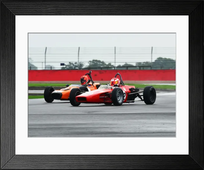 Framed Print : Callum Grant, Merlyn Mk20a, James Lovett, Lola T200 Framed Print : Callum Grant, Merlyn Mk20a, James Lovett, Lola T200