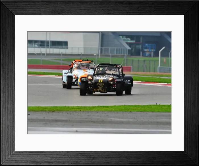 Framed Print : BRSCC, Caterham, Caterham 7, Silverstone Framed Print : BRSCC, Caterham, Caterham 7, Silverstone