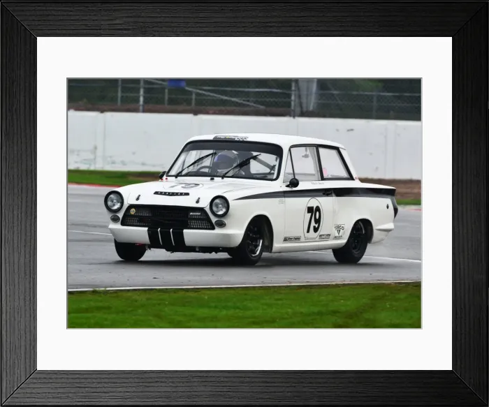 Framed Print : Mark Jones, Ford Lotus Cortina Framed Print : Mark Jones, Ford Lotus Cortina