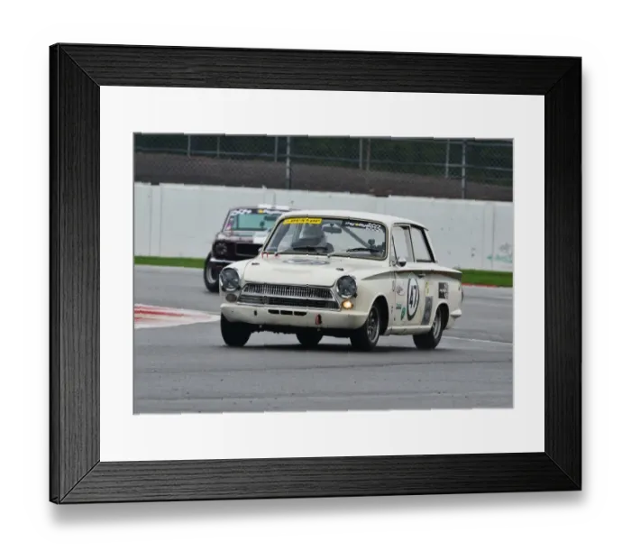 Framed Print : Nigel Cox, Ford Lotus Cortina Framed Print : Nigel Cox, Ford Lotus Cortina