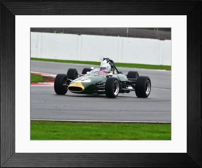 Framed Print : Lincoln Small, Brabham BT10, CJ5 1084 Framed Print : Lincoln Small, Brabham BT10, CJ5 1084