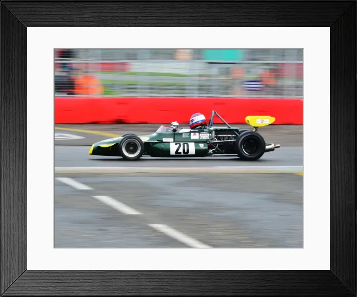 Framed Print : CJ5 1258 David Brown, Brabham BT30 Framed Print : CJ5 1258 David Brown, Brabham BT30
