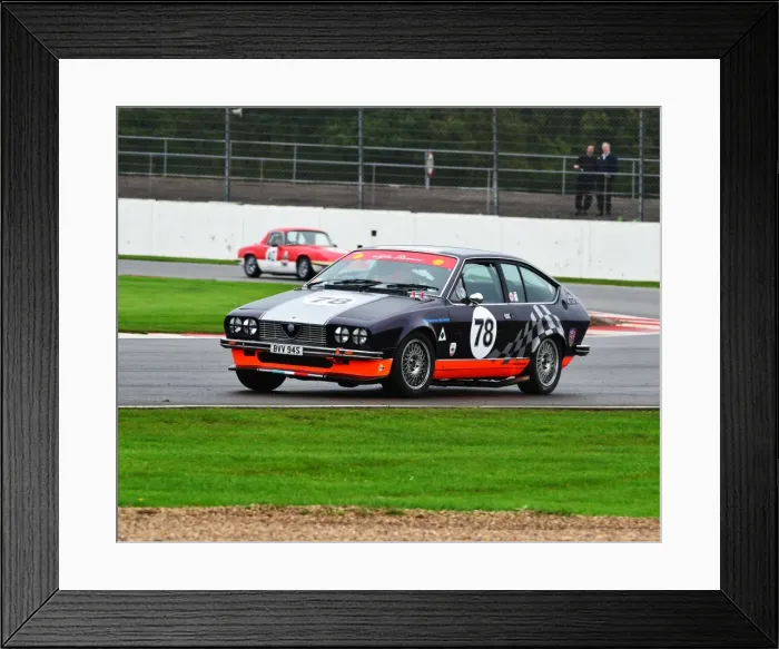 Framed Print : CJ5 1296 Mark Dudley, Alfa Romeo 2000 GTV