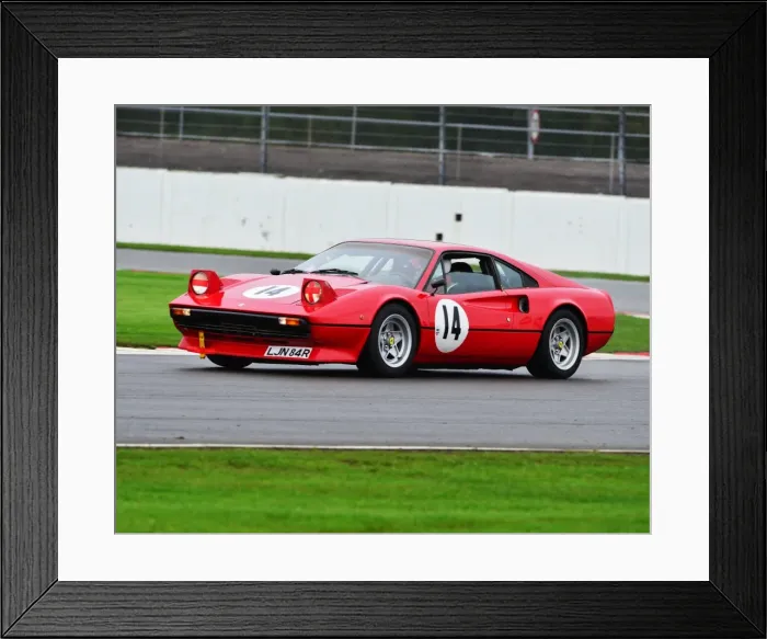 Framed Print : CJ5 1302 Jai Sharma, Ferrari 308 GTB Framed Print : CJ5 1302 Jai Sharma, Ferrari 308 GTB