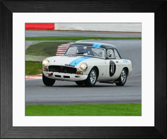 Framed Print : CJ5 1514 Nik Spencer, MGB, EWN 630 C