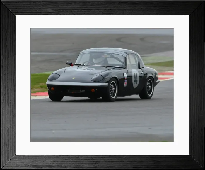 Framed Print : CJ5 1564 Alan Harper, Lotus Elan